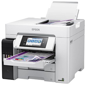 EPSON EcoTank ET-5880 4 in 1 Tintenstrahl-Multifunktionsdrucker grau von Epson