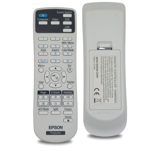 Epson 1648806 – Original-Fernbedienung für Epson Projektoren – Ersatzmodell, sofort einsatzbereit, kein Setup nötig Epson 1648806 – Original-Fernbedienung für Epson Projektoren – Ersatzmodell, sofort einsatzbereit, kein Setup nötig von Panasonic