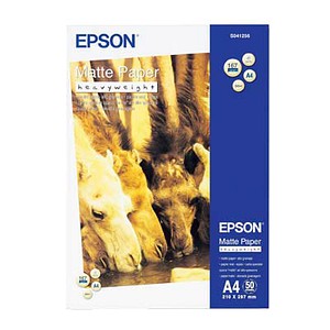 EPSON Fotopapier S041256 DIN A4 matt 167 g/qm 50 Blatt von Epson