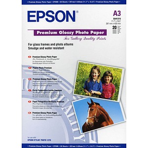 EPSON Fotopapier S041315 DIN A3 glänzend 255 g/qm 20 Blatt von Epson