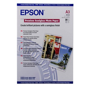 EPSON Fotopapier S041334 DIN A3 matt 251 g/qm 20 Blatt von Epson