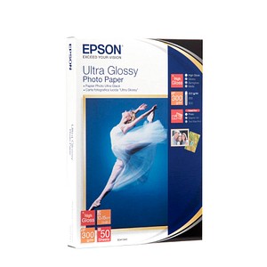 EPSON Fotopapier S041943 10,0 x 15,0 cm hochglänzend 300 g/qm 50 Blatt von Epson