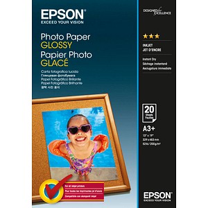 EPSON Fotopapier S042535 DIN A3+ glänzend 200 g/qm 20 Blatt von Epson