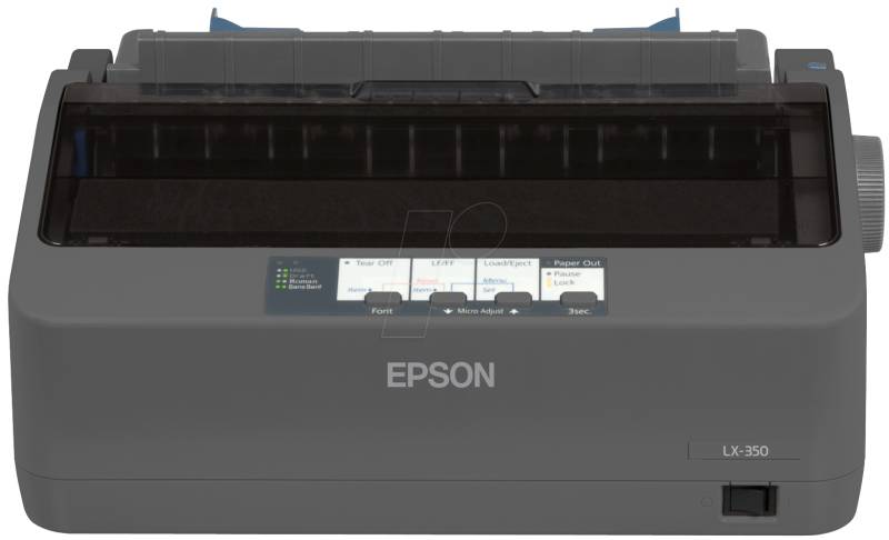 EPSON LX-350EU - Nadeldrucker, 9 Nadeln, USB 2.0, parallel, seriell von Epson