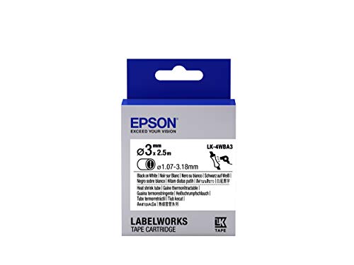 EPSON Ribbon LK-4WBA3 white/black von Epson
