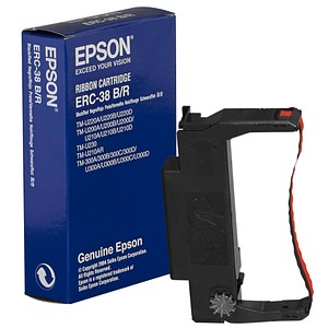 EPSON S015376 schwarz/rot Farbband, 1 St. von Epson