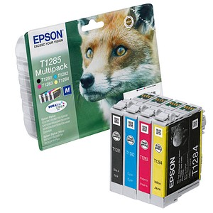 EPSON T1285M  schwarz, cyan, magenta, gelb Druckerpatronen, 4er-Set von Epson