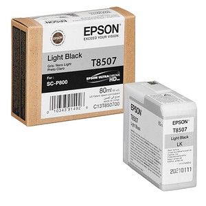 EPSON T8507  Light Schwarz Druckerpatrone von Epson