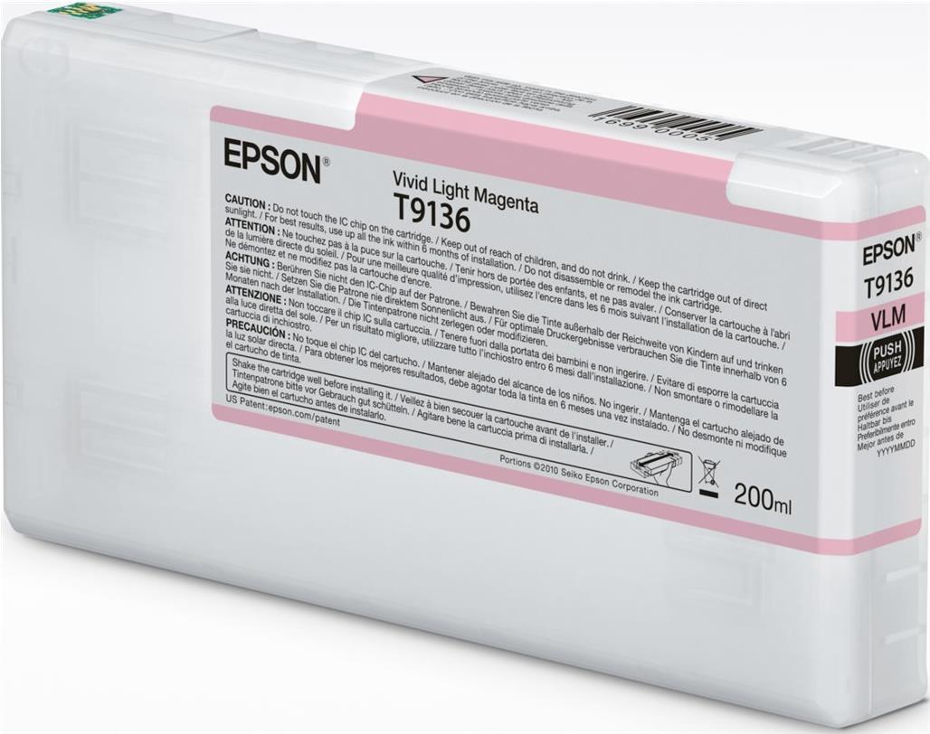 EPSON Tinte light mag. vivid 200ml SureColor SC-P5000 (C13T91360N) von Epson