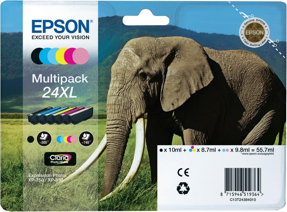 EPSON Tintenpatrone T24384021 VE6 (C13T24384021) von Epson