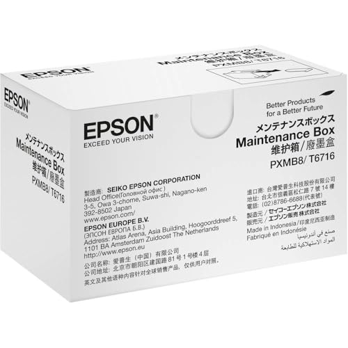 EPSON WFC5xxxM52xxM57xx Maintenance Box, Schwarz von Epson