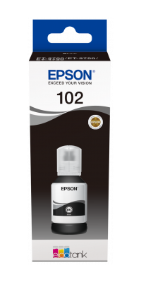 Epson 102 - 127 ml - Schwarz - original - Tintenbehälter - für EcoTank ET-15000, 2750, 2751, 2756, 2850, 2851, 2856, 3850, 4750, 4850, 4856 von Epson