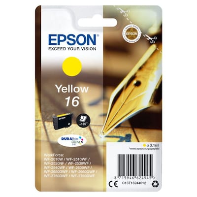 Epson 16 Original Druckerpatrone Gelb T1624 Epson 16 Original Druckerpatrone Gelb T1624 von Epson