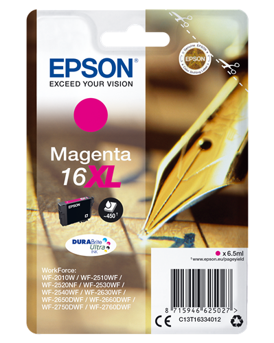 Epson 16XL - Magenta - Tintenpatrone (C13T16334012) von Epson