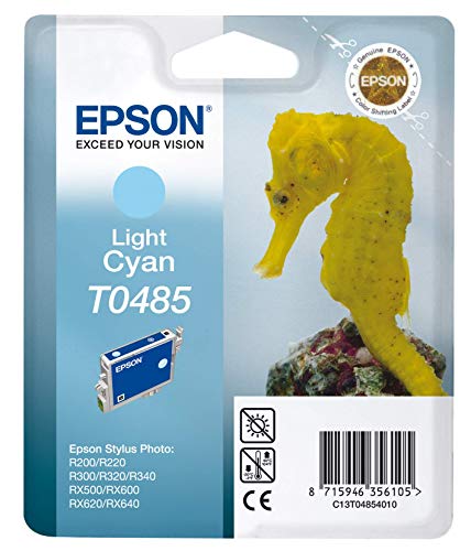 Epson 235B290 T0485 Tintenpatrone Seepferd, Singlepack cyan von Epson