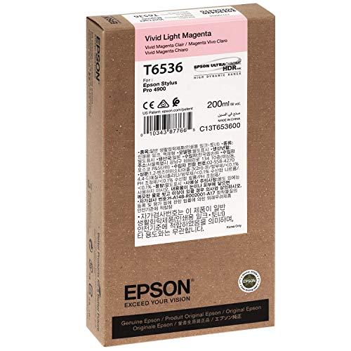 Epson 235D981 T6536 Tintenpatrone, Singlepack, vivid hell magenta von Epson
