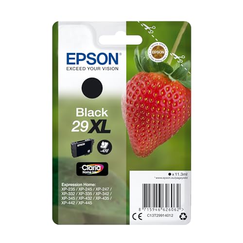Epson 235M176 Original 29 XL Tinte Erdbeere, Schwarz von Epson