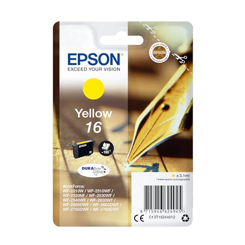Epson 235M247 Original 16 Tinte Füller (WF-2630WF, WF-2650DWF, WF-2660DWF, WF-2750DWF, WF-2760DWF), gelb von Epson