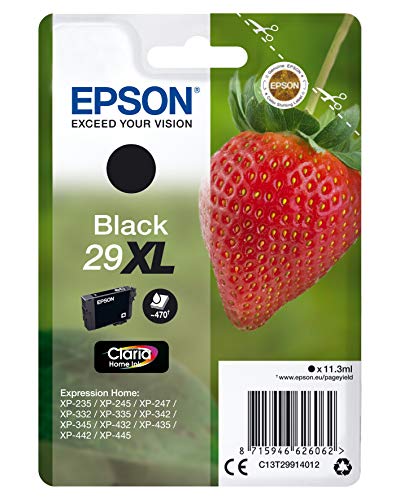 Epson 235M253 C13T29914022 Schwarz Original Tintenpatronen Pack of 1, XL von Epson