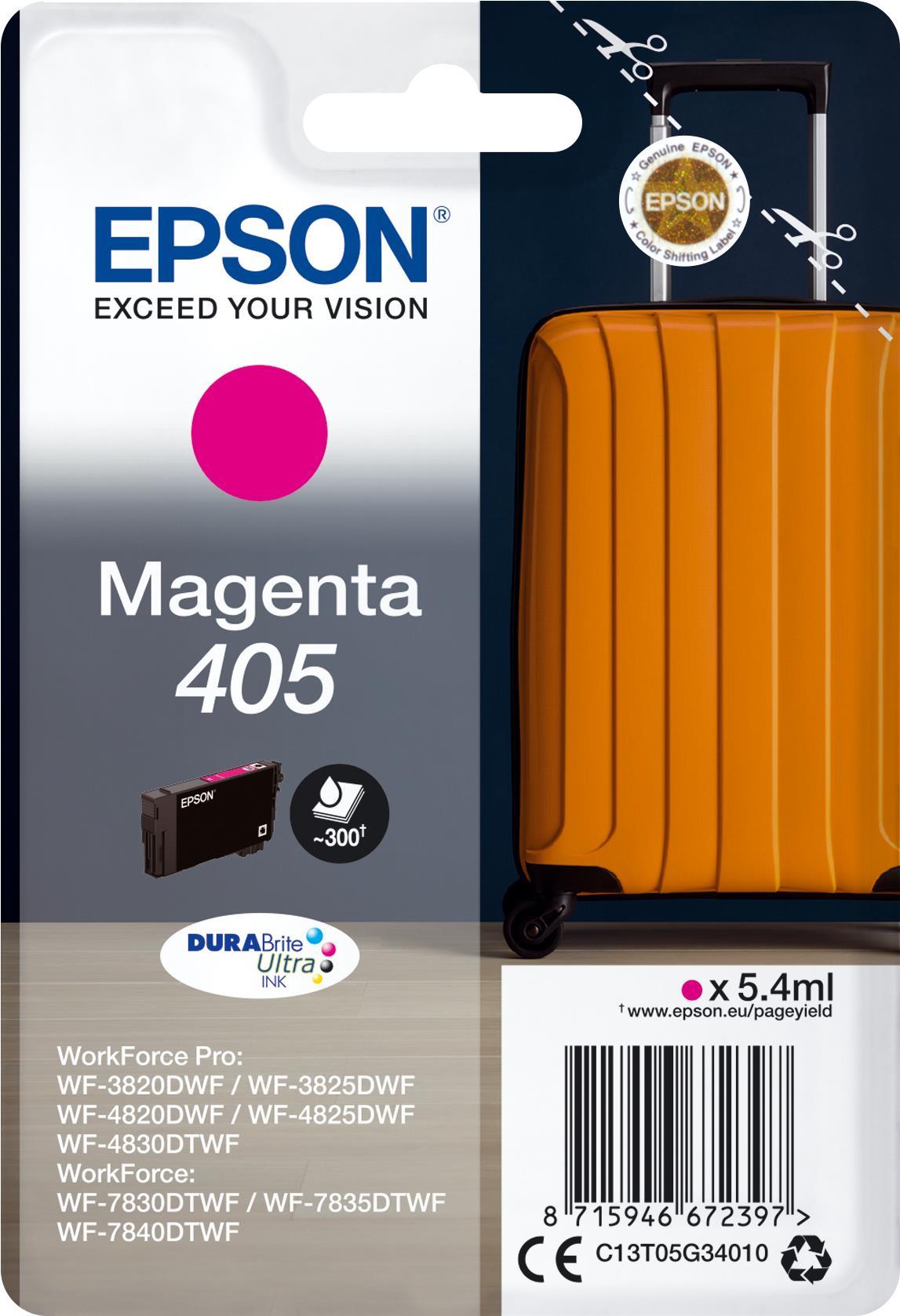 Epson 405 - 5,4 ml - Magenta - Original - Tintenpatrone (C13T05G34010) von Epson