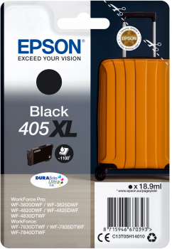 Epson 408 - 18.9 ml - Schwarz - original - Blisterverpackung - Tintenpatrone - für WorkForce WF-7830, WF-7840, WorkForce Pro WF-3820, WF-3825, WF-4820, WF-4830 von Epson