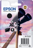 Epson 502XL - 9.2 ml - High Capacity - Schwarz - Original - Blisterverpackung - Tintenpatrone - für Expression Home XP-5100, XP-5105, WorkForce WF-2860, WF-2860DWF von Epson