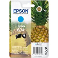 Epson 604 Original Druckerpatrone Cyan C13T10G24010 Ananas Tinte von Epson
