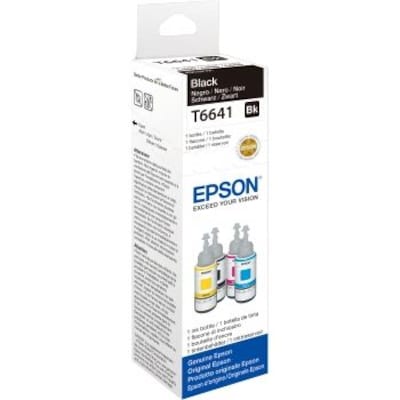 Epson 664 Original Tintenbehälter Schwarz für EcoTank 70ml 4.500 Seiten T6641 von Epson
