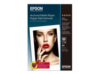 Epson Archival Matte Paper - A4 - 50 Blätter, Matte, 192 g/m², A4, Weiß, 50 Blätter, WorkForce Pro WF-C5790DWF SureColor SC-T7200D SureColor SC-T7200 SureColor SC-T7200 SureColor... von Epson