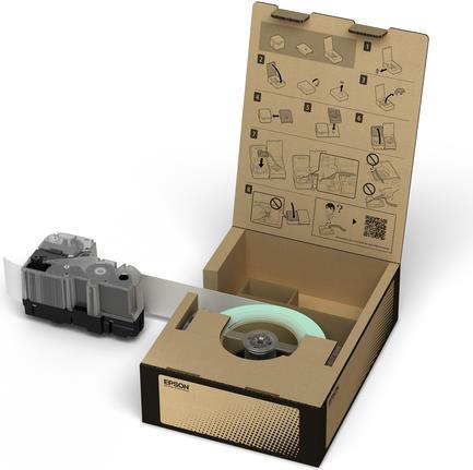 Epson BR-VN36WB-E - Vinyl - Schwarz auf Weiß - Rolle (3,6 cm x 45 m) 1 Kassette(n) Etikettenband - für LabelWorks LW-Z5000BE, LW-Z5010BE, LW-Z5010BE AZ, LW-Z5010BE QZ von Epson