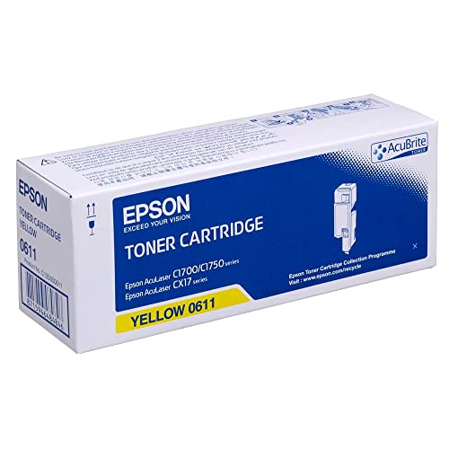 Epson C13S050611 AL-C1700 Tonerkartusche gelb hohe Kapazität 1.4k von Epson