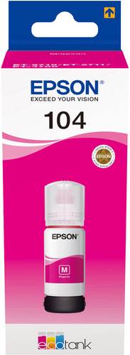 Epson C13T00P340 EcoTank 104 Nachfülltinte Magenta 65ml von Epson