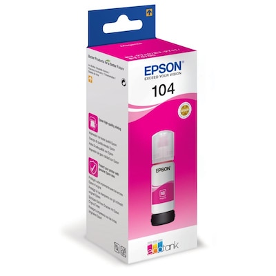 Epson C13T00P340 Original Tintenbehälter 104 Magenta EcoTank von Epson