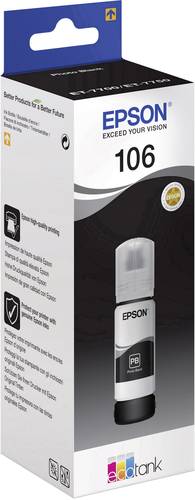 Epson C13T00R140 106 EcoTank Nachfülltinte Passend für Geräte des Herstellers: Epson Foto Schwarz Epson C13T00R140 106 EcoTank Nachfülltinte Passend für Geräte des Herstellers: Epson Foto Schwarz von Epson
