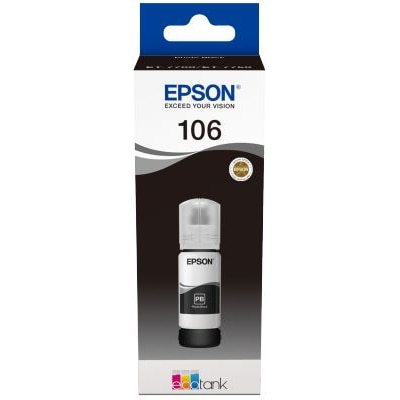 Epson C13T00R140 Original Tintenbehälter 106 Foto-Schwarz EcoTank 70ml Epson C13T00R140 Original Tintenbehälter 106 Foto-Schwarz EcoTank 70ml von Epson