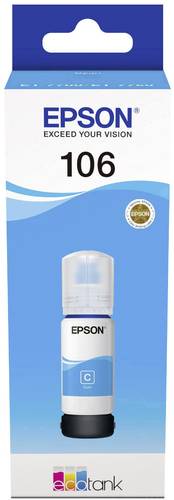 Epson C13T00R240 106 EcoTank Nachfülltinte Passend für Geräte des Herstellers: Epson Cyan 70ml von Epson