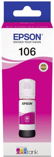 Epson C13T00R340 106 EcoTank Nachfülltinte Passend für Geräte des Herstellers: Epson Magenta 70ml Epson C13T00R340 106 EcoTank Nachfülltinte Passend für Geräte des Herstellers: Epson Magenta 70ml von Epson
