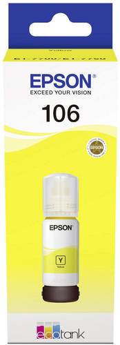 Epson C13T00R440 106 EcoTank Nachfülltinte Passend für Geräte des Herstellers: Epson Gelb 70ml Epson C13T00R440 106 EcoTank Nachfülltinte Passend für Geräte des Herstellers: Epson Gelb 70ml von Epson