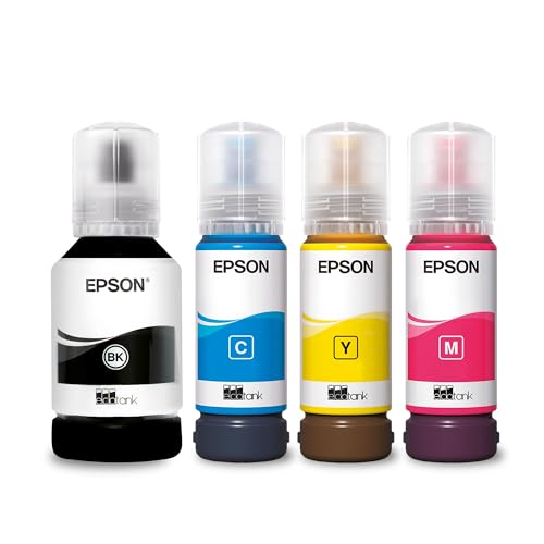 Epson C13T03R640 Tinte (4) Cyan, Magenta, gelb, schwarz 337 ml 25.500 Seiten Flasche EcoTank 102, standard von Epson