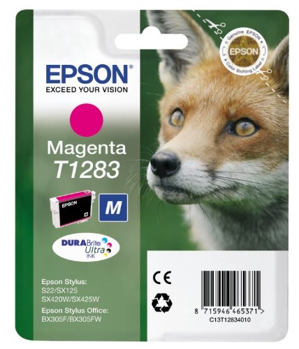 Epson C13T12834020 Ink Cart Ink Cartridge mit RF Tag magenta von Epson