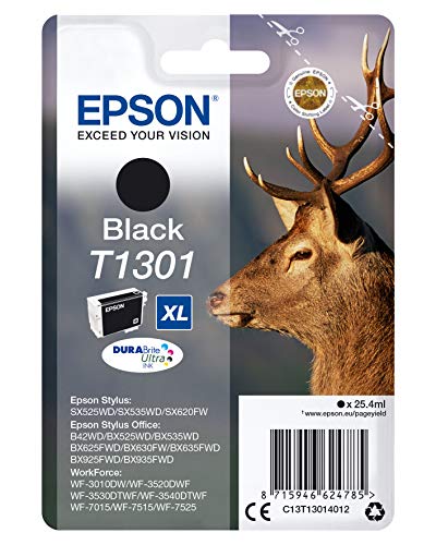 Epson C13T13014012 - T1301 Black XL Ink T130 Black XL von Epson