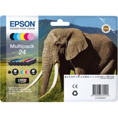 Epson C13T24284010 Druckerpatrone 24 (6 Farben) Multipack von Epson