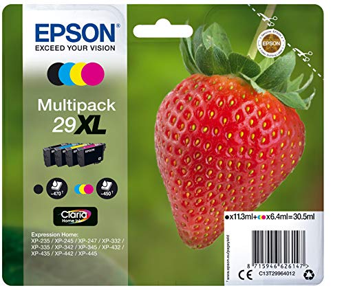 Epson C13T29964022 - Multipack 4-COL.29XL Home Ink - CY/MAG/Blck/Y HIGH XL RF+AM von Epson