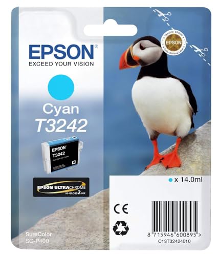Epson C13T32424010 Tintenpatrone, T3242 Original, cyan Epson C13T32424010 Tintenpatrone, T3242 Original, cyan von Epson