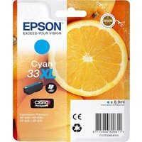 Epson C13T33624012 Druckerpatrone 33XL cyan Claria Premium Ink Epson C13T33624012 Druckerpatrone 33XL cyan Claria Premium Ink von Epson