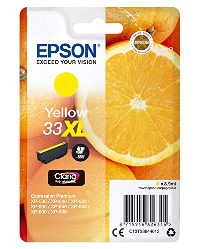Epson C13T33644022 Gelb Original Tintenpatronen Pack of 1 von Epson