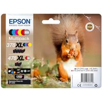 Epson C13T379D4010 Druckerpatronen Multipack 378XL / 478XL (BK,C,M,Y, R, GR) von Epson