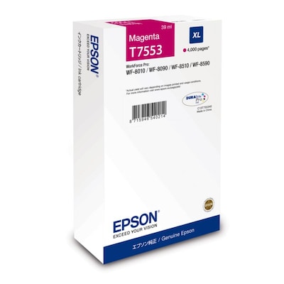 Epson C13T755340 Druckerpatrone magenta T7553 (ca. 4.000 Seiten) von Epson
