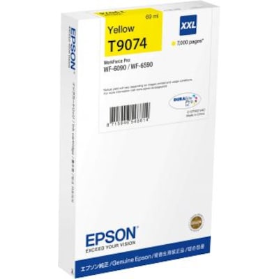 Epson C13T907440 Druckerpatrone T9074XXL Gelb mit hoher Kapazität 69ml von Epson