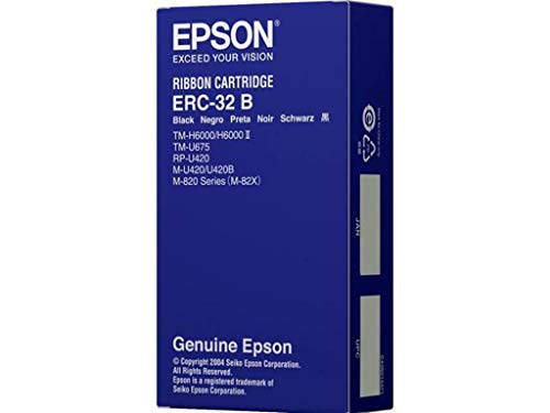 Epson C43S015371 ERC32B Farbbandkassette für TM-U675 / -H6000-Serie, M-U420 / 820/825, schwarz, ERC-32B von Epson